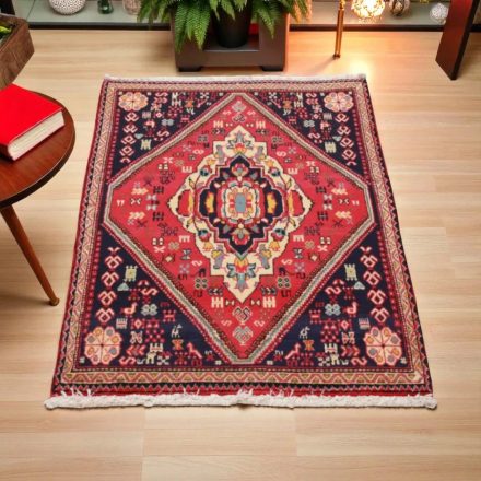 Tapis persan Abadeh 74x120 Tapis nomade iranien fait main 