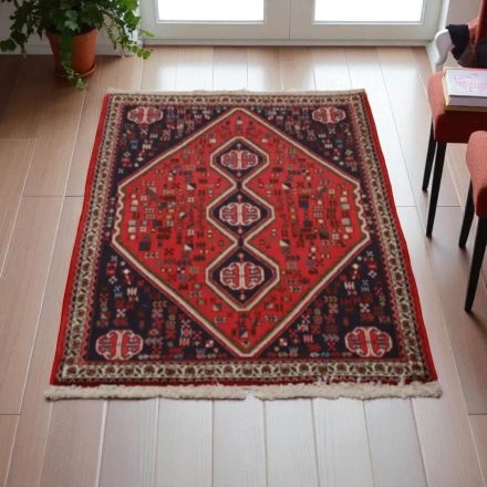 Tapis persan Abadeh 77x123 Tapis nomade iranien fait main 