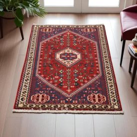 Tapis persan Abadeh 78x128 Tapis nomade iranien fait main 