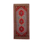 Tapis persan Abadeh 64x143 Tapis nomade iranien fait main 
