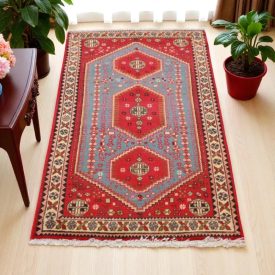 Tapis persan Abadeh 67x138 Tapis nomade iranien fait main 