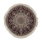 Tapis rond Nain 73x74 tapis persan fait main