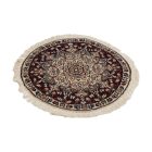 Tapis rond Nain 73x74 tapis persan fait main