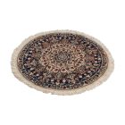 Tapis rond Nain 76x78 tapis persan fait main