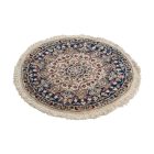 Tapis rond Nain 76x78 tapis persan fait main