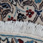 Tapis rond Nain 76x78 tapis persan fait main