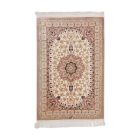 Tapis de soie 61x93 tapis persan noué à la main [price]