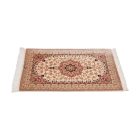 Tapis de soie 61x93 tapis persan noué à la main [price]