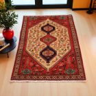 Tapis persan Abadeh 77x136 Tapis nomade iranien fait main 