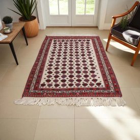 Tapis kilim persan Sirjan 135x199 tapis tissé à la main