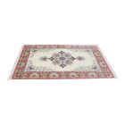 Tapis de soie Ghom 129x199 tapis persan noué à la main