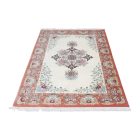 Tapis de soie Ghom 129x199 tapis persan noué à la main