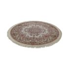 Tapis rond beige Medalion 100x100 tapis persan acrylique