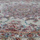 Tapis rond beige Medalion 100x100 tapis persan acrylique