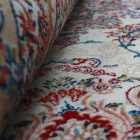 Tapis rond beige Medalion 100x100 tapis persan acrylique