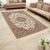 Tapis acrylique à motif Kerman - beige 200x300