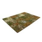 Tapis design vert Patchwork 171x240 tapis de salon