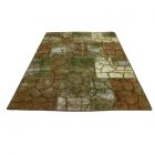 Tapis design vert Patchwork 171x240 tapis de salon