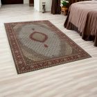 Tapis Persan beige KHESHTI 140x200 tapis acrylique de luxe