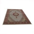 Tapis Persan beige KHESHTI 140x200 tapis acrylique de luxe