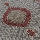 Tapis acrylique à motif Mahi - beige 140x200