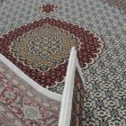 Tapis Persan beige KHESHTI 140x200 tapis acrylique de luxe