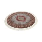 Tapis rond beige Mahi 150x150 tapis persan en acrylique de qualité