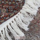 Tapis rond beige Mahi 150x150 tapis persan en acrylique de qualité