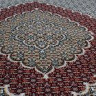 Tapis rond à motif Mahi - beige 200x200