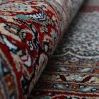 Tapis rond beige Mahi 200x200 tapis persan en acrylique de qualité