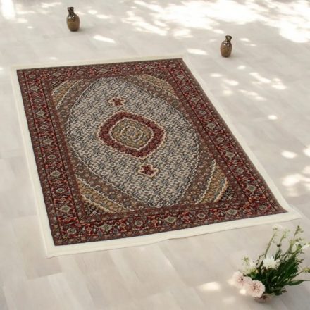 Tapis Persan beige Mahi 140x200 tapis luxe de séjour ou de chambre