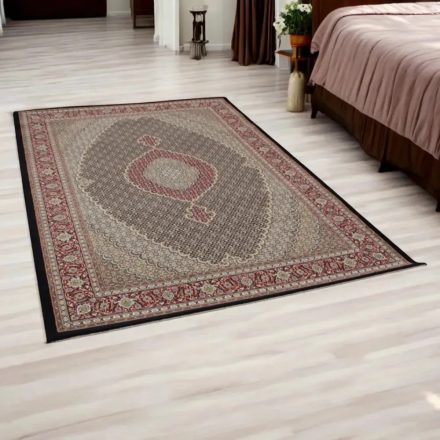 Tapis acrylique à motif Mahi - bleu foncé 140x200