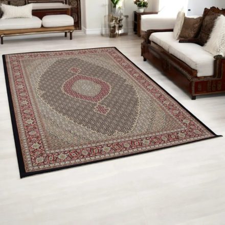 Tapis Persan bleu foncé MAHI 160x230 tapis salon en acrylique de haute qualité
