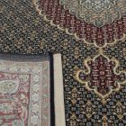 Tapis Persan bleu foncé MAHI 160x230 tapis salon en acrylique de haute qualité