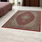 Tapis Persan bordeaux KHESHTI 140x200 tapis de luxe pour la chambre