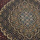 Tapis Persan bordeaux KHESHTI 140x200 tapis de luxe pour la chambre