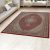 Tapis acrylique à motif Mahi - bordeaux 160x230