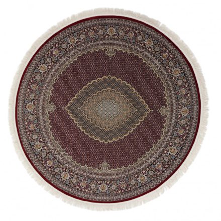 Tapis rond bordeaux 200x200 tapis persan premium de séjour