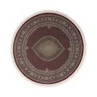 Tapis rond bordeaux 200x200 tapis persan premium de séjour