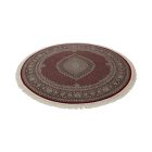 Tapis rond bordeaux 200x200 tapis persan premium de séjour