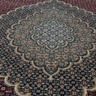 Tapis rond bordeaux 200x200 tapis persan premium de séjour