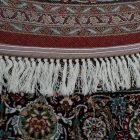 Tapis rond bordeaux 200x200 tapis persan premium de séjour