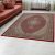 Tapis Persan bordeaux MAHI 200x300 tapis acrylique de salon de haute qualité