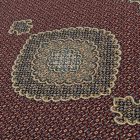 Tapis Persan bordeaux MAHI 200x300 tapis acrylique de salon de haute qualité