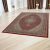 Tapis Persan bordeaux Mahi 80x120 tapis acrylique de qualité