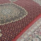 Tapis Persan bordeaux Mahi 80x120 tapis acrylique de qualité