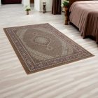 Tapis acrylique à motif Mahi - marron 140x200