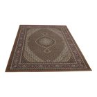 Tapis acrylique à motif Mahi - marron 140x200