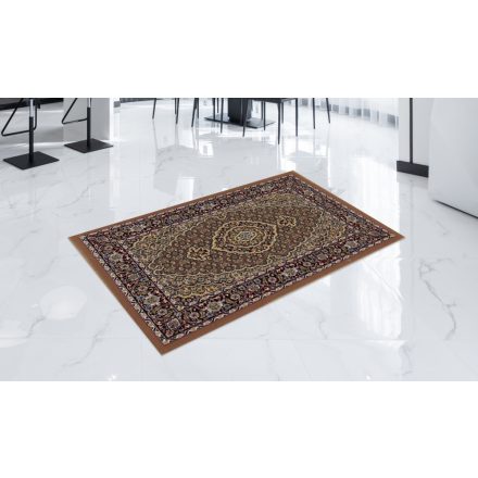 Tapis Persan brun Mahi 80x120 tapis mécanique premium de séjour ou de chambre