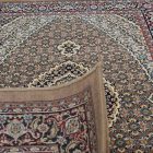 Tapis acrylique à motif Mahi - marron 80x120